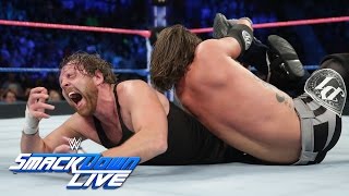 Watch Dean Ambrose vs. AJ Styles - If Ambrose wins, he is No. 1 Contender: SmackDown LIVE, Oct. 25, 2016 Video