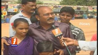 Watch Huge Rush at Crackers Stores - Diwali - Karimnagar - iNews Video