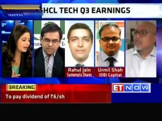 Watch HCL Tech Q3 revenue at Rs 10,700 cr Video