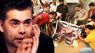 Watch Karan Johar Posters BURNED In Delhi | Ae Dil Hai Mushkil Controversy Video