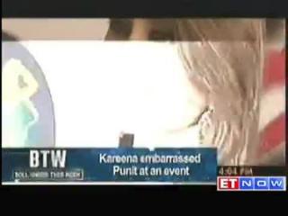 Watch Kareena embarrassed Punit at an event Video