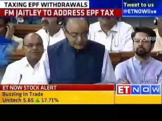 Watch FM Arun Jaitley rolls back proposal to tax EPF Video