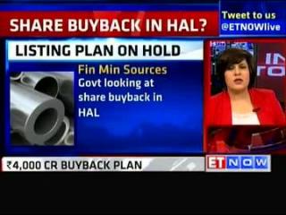 Watch Govt looking at share buyback in HAL Video