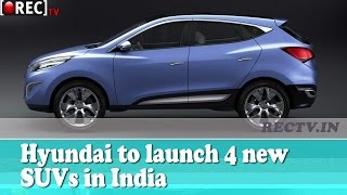 Watch Hyundai to launch 4 new SUVs in India || Latest automobile news updates Video