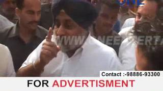 Watch dy.cm punjab sukhbir singh badal in adampur syl issue par bole drama kar rahi hai congress Video
