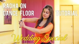 Watch Radha on the dance floor dance tutorial by Naina student of the year Video