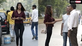 Watch Hot Girl Annoying People For Rs.500 Change - iDiOTUBE | Pranks In India Video