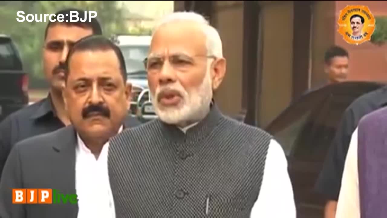 Watch Modi hopes healthy debate in parliament Video