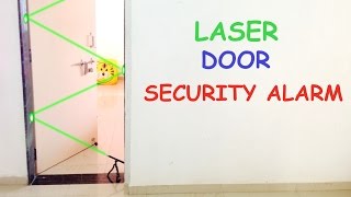 Watch How to Make LASER DOOR SECURITY ALARM at Home Video
