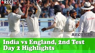 Watch India vs England, 2nd Test Day 2 Highlights - Latest sports news updates Video