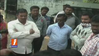 Watch Road Accident at Karimnagar 1 Drunken Miners Dead 2 Injured iNews Video