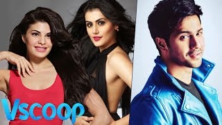 Watch Varun Dhawan Will Romance Jacqueline Fernandez & Taapsee Pannu In 'Judwaa 2' #VSCOOP Video
