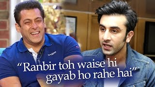 Watch Salman Khan TAKES A Dig At Ranbir Kapoor On Bigg Boss 10 Video