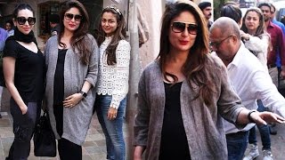 Watch Mommy-To-Be Kareena Kapoor SPOTTED With Karisma Kapoor & Amrita Arora Video