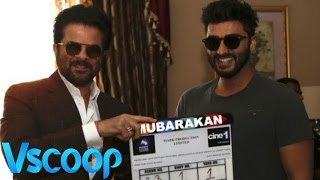 Watch Anil Kapoor Kick Starts Arjun Kapoor's Mubakaran #Vscoop Video