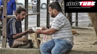 Watch Asking Strangers For Food VS Asking Homeless For Food (Social Experiment) - iDiOTUBE Video