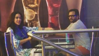 Watch Saif Ali Khan ENJOYS Dinner With Daughter Sara - EXCLUSIVE Video