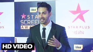 Watch Dashing Varun Dhawan At Star Screen Awards 2016 Video