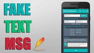 Watch How To Create FAKE Text Message! [ Free ] Video