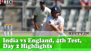 Watch India vs England, 4th Test, Day 2, Highlights - Latest sports news updates Video