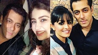 Watch Aditi Bhatia & Anita Hassanandani MEETS Salman Khan On Bigg Boss 10 Sets Video