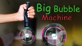 Watch How to Make a BIG BUBBLE MACHINE without Motor at Home Video