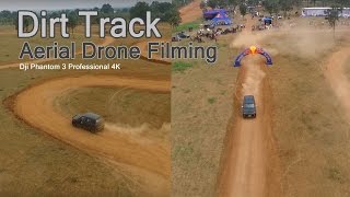 Watch Drone Aerial Filming - Dirt Track Driving - Yash Motorsports. DJI Phantom Professional 4K. Video