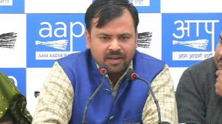 Watch Aap Press brief on Manoj Tiwari & BJP Backstabbed the Purvanchali's Video