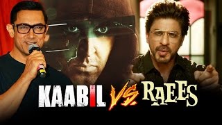 Watch Hrithik CHALLENGES SRK's RAEES, Aamir Khan PROMOTES Hrithik's KAABIL Video