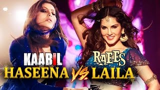 Watch Laila Sunny Leone Vs Haseena Urvashi Rautela - Who Looks HOT | Raees Vs Kaabil Video
