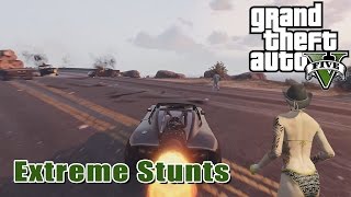 Watch Extreme Stunts GTA V Import/Export DLC Cars Stunts Video