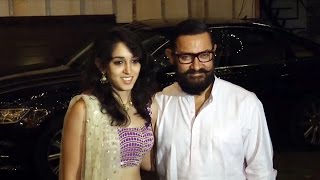 Watch Aamir Khan With Beautiful Daughter IRA At Imran Khan's Christmas Party 2016 Video