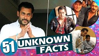 Watch 51 UNKNOWN FACTS Of Salman Khan - A Tribute To Bhaijaan On His 51st Birthday - Part 1 Video