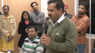 Watch Delhi CM Arvind Kejriwal Addresses People of Safai Karamchari Ayog Video