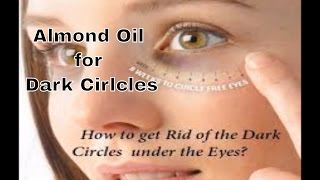Watch How to get rid of Dark Circles - Almond Oil - Giveaway closed Video