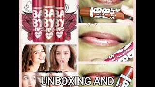 Watch MAYBELLINE Baby Lips - Review and Unboxing Video