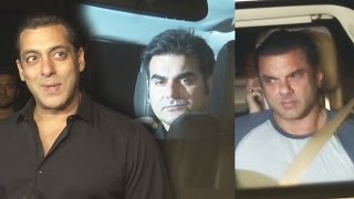 Watch Sohail & Arbaaz At Salman's 51st Birthday Party At Panvel Farmhouse Video
