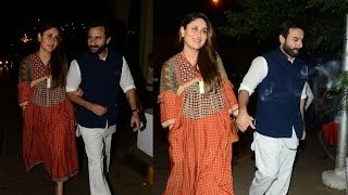 Watch Kareena Kapoor's First Dinner Date with Hubby Saif Ali Khan Post Delivery Video
