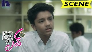 Watch Dulquer Salmaan Knows Nithya Menen His School Enemy - Comedy Scene - 100 Days Of Love Movie Scenes Video