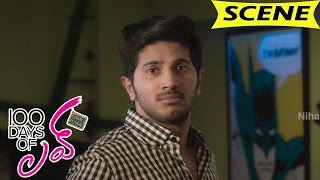 Watch Dulquer Salmaan And Sekhar Finds Places In Photos - Comedy Scene - 100 Days Of Love Movie Scenes Video