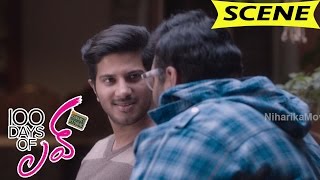 Watch Sekhar Menon And Dulquer Salmaan Tries To Find Nithya With Photos - 100 Days Of Love Movie Scenes Video