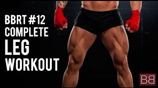 Watch BBRT #12: Complete LEG WORKOUT gym routine for Sexy QUADS! (Hindi / Punjabi) Video