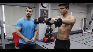 Watch How to: Dumbell front raise for Massive SHOULDERS! (Hindi / Punjabi) Video