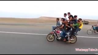 Watch 10 BOY IK MOTERCYCLE TE VERY FUNNY AMAGING Video