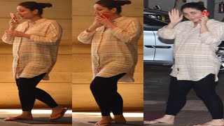Watch Kareena Kapoor Khan Spotted With Her Baby Bump - bollywood latest News Video