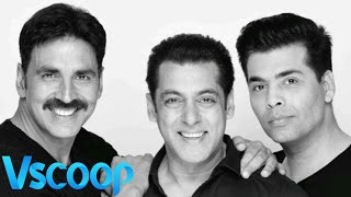 Watch Salman Khan, Akshay Kumar & Karan Johar Join Hands For A Film #Vscoop Video