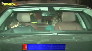 Watch Arjun Kapoor and Aditya Roy Kapoor Spotted at Ranbir Kapoor's House | SpotboyE Video