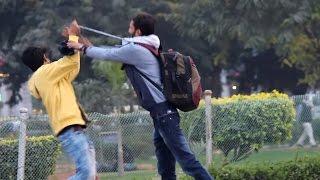 Watch Touching Hair Of Random people social experiment(boys vs girls) Video