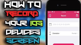 Watch {Hindi} How To Record Your IOS Device Screen No Jailbreak Video