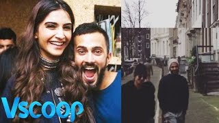 Watch Sonam Kapoor Gets Goofy With Rumoured Beau Anand Ahuja #Vscoop Video